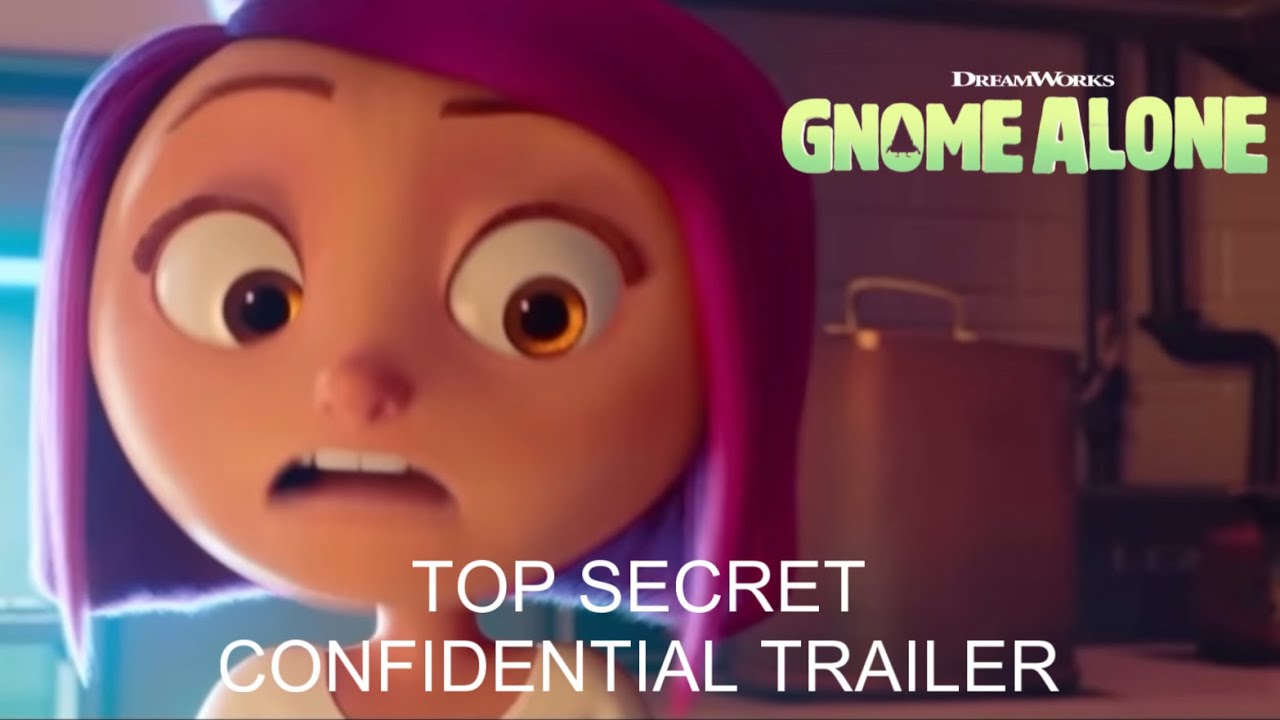 DreamWorks “Gnome Alone” Top Secret Confidential Trailer