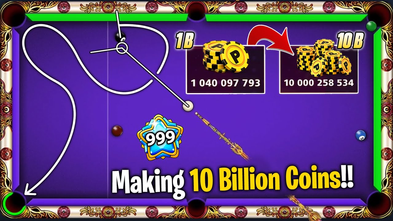 VENICE Only - 1 billion coins to 10 billion coins (all games black indirect) 8 Ball Pool GamingWithK