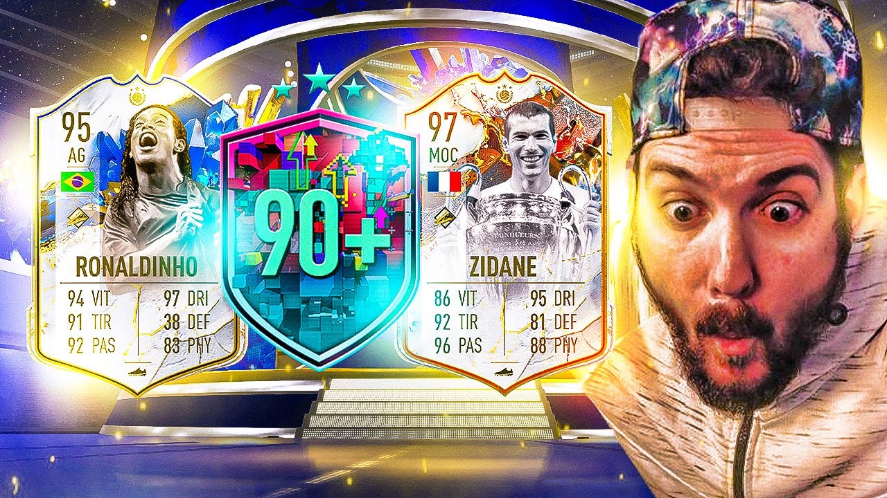 J'OUVRE 30x 90+ BRÉ/FRA/PB PACKS ICONE ! FIFA 23