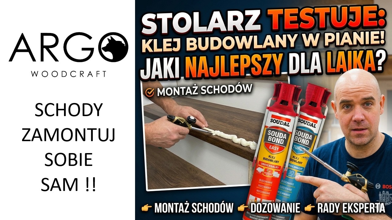 351 - Klej w pianie do montażu schod&oacute;w &ndash; jak używać, żeby TRZYMAŁ? instrukcja krok po kroku