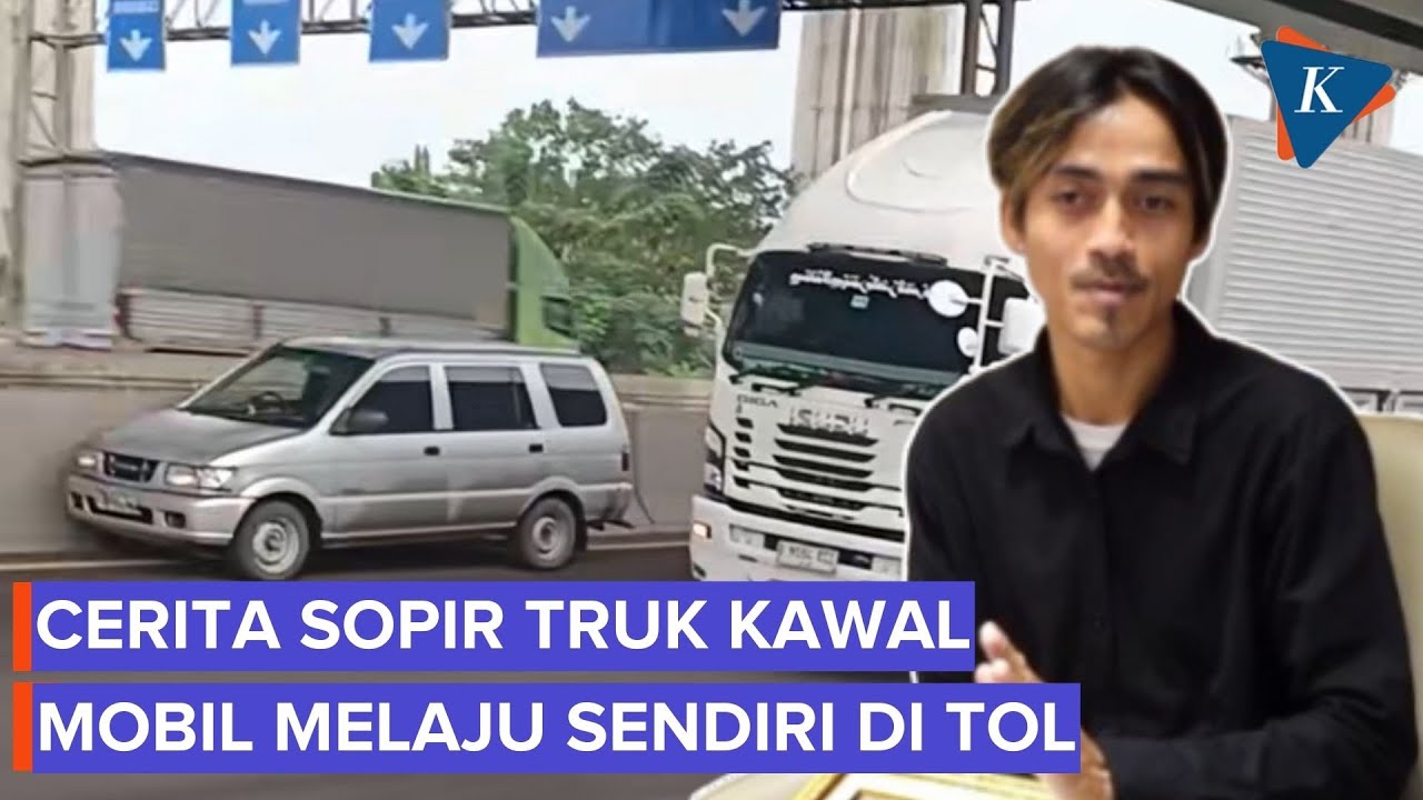 Cerita Sopir Truk Kawal Mobil yang Pengemudinya Meninggal di Tol, Berbuah Penghargaan