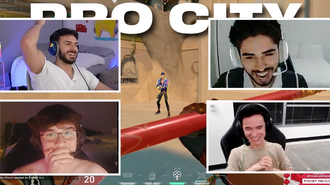 12 minutes of Unbelievable Moments from Valorant 10 Man Pro City