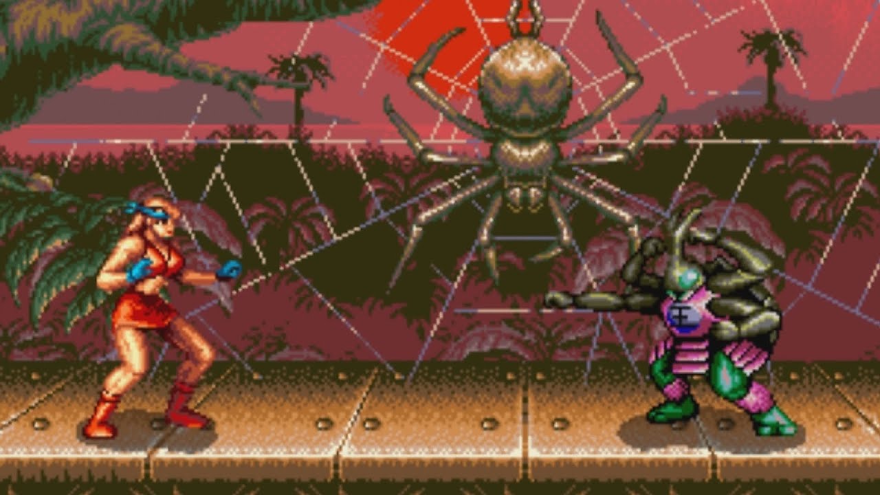 APRIL ONEIL vs CLONE SISY - Teenage Mutant Hero Turtles Tournament Fighters 1993