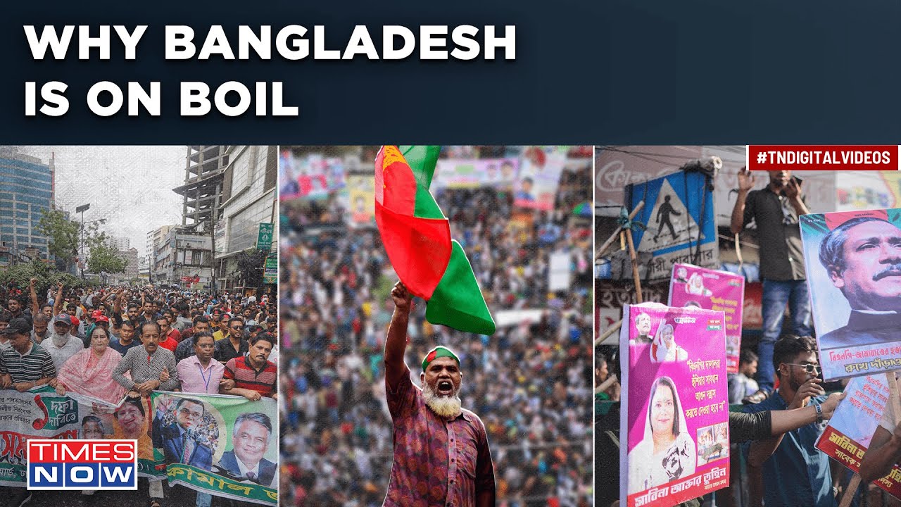 Bangladesh On Boil: Anti-Govt Protests Rock Dhaka, Police Clash With Protestors | World News