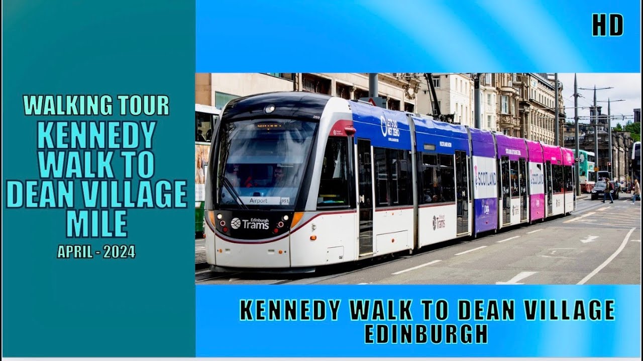 S2E1 Kennedy walk to Dean village ( Edinburgh walking tour ) /  @Pano-Vista