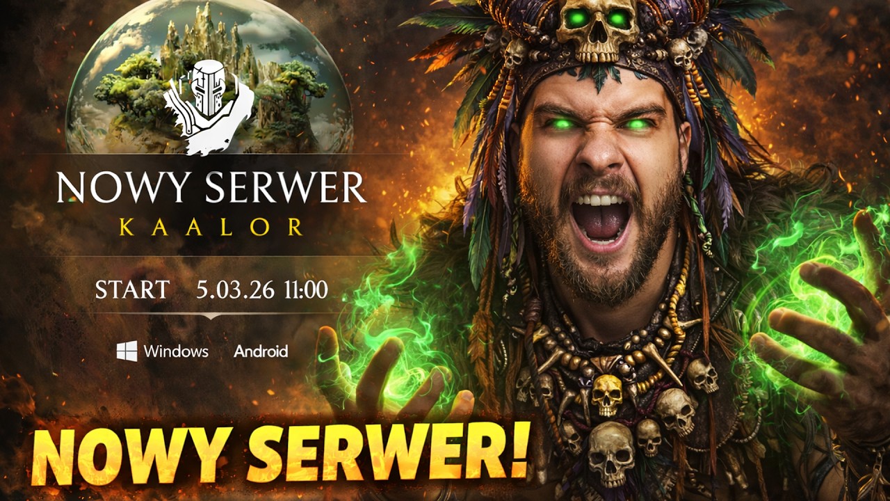 WIELKI START! [KAALOR - LORVEN] ⚔️ [NA ŻYWO] 📢 500 PLATYNY CO 20 MINUT! #brokenranks