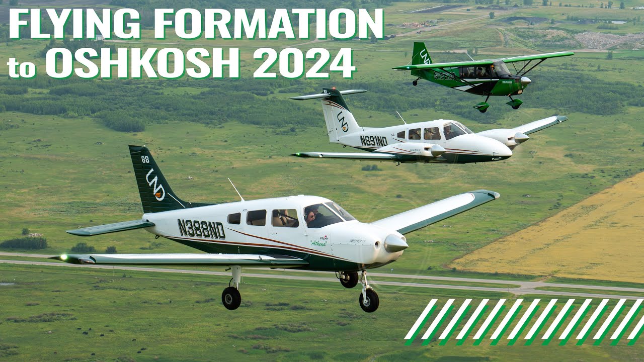 Flying Formation to Oshkosh AirVenture 2024!