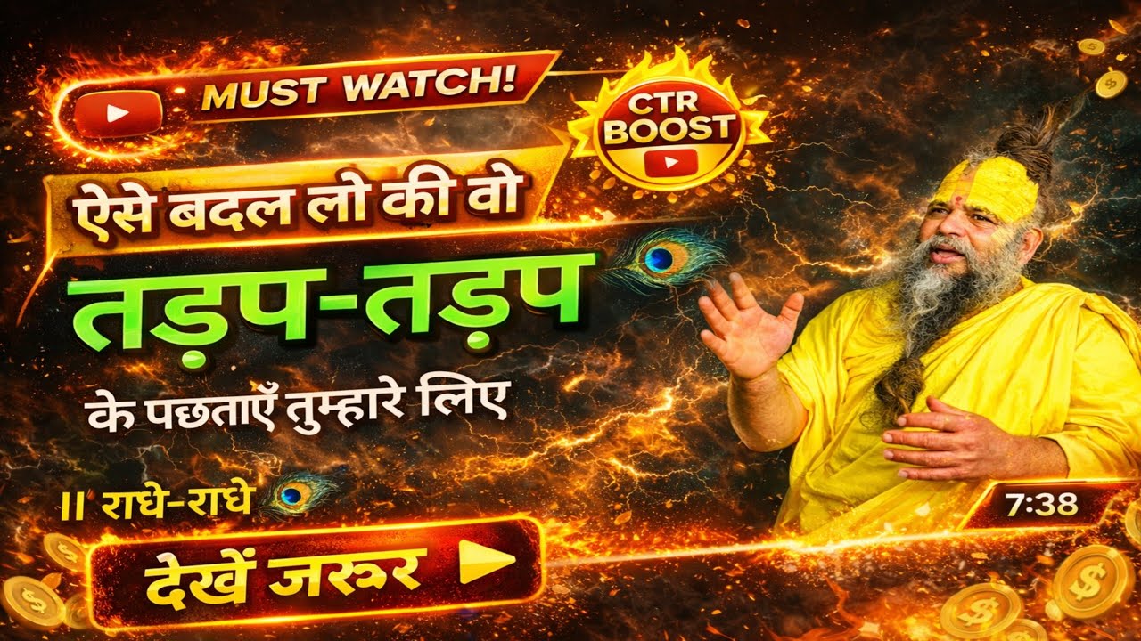 ऐसे बदल लो कि छोड़ने वाला तड़प-तड़प के पछताएँ तुम्हारे लिए भी 😱 | Must Watch |Paremanandji maharaj