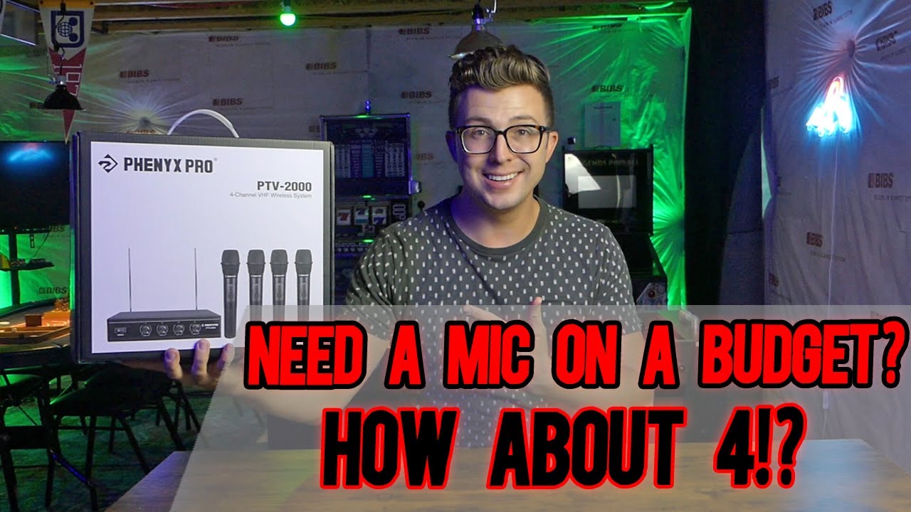 4 Wireless Microphones for Under $150?! | Phenyx Pro PTV-2000 Review