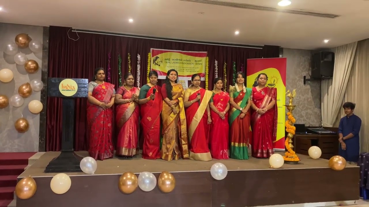 குத்து விளக்கு ஏற்றுதல் | Tamil Ladies Association in Dubai