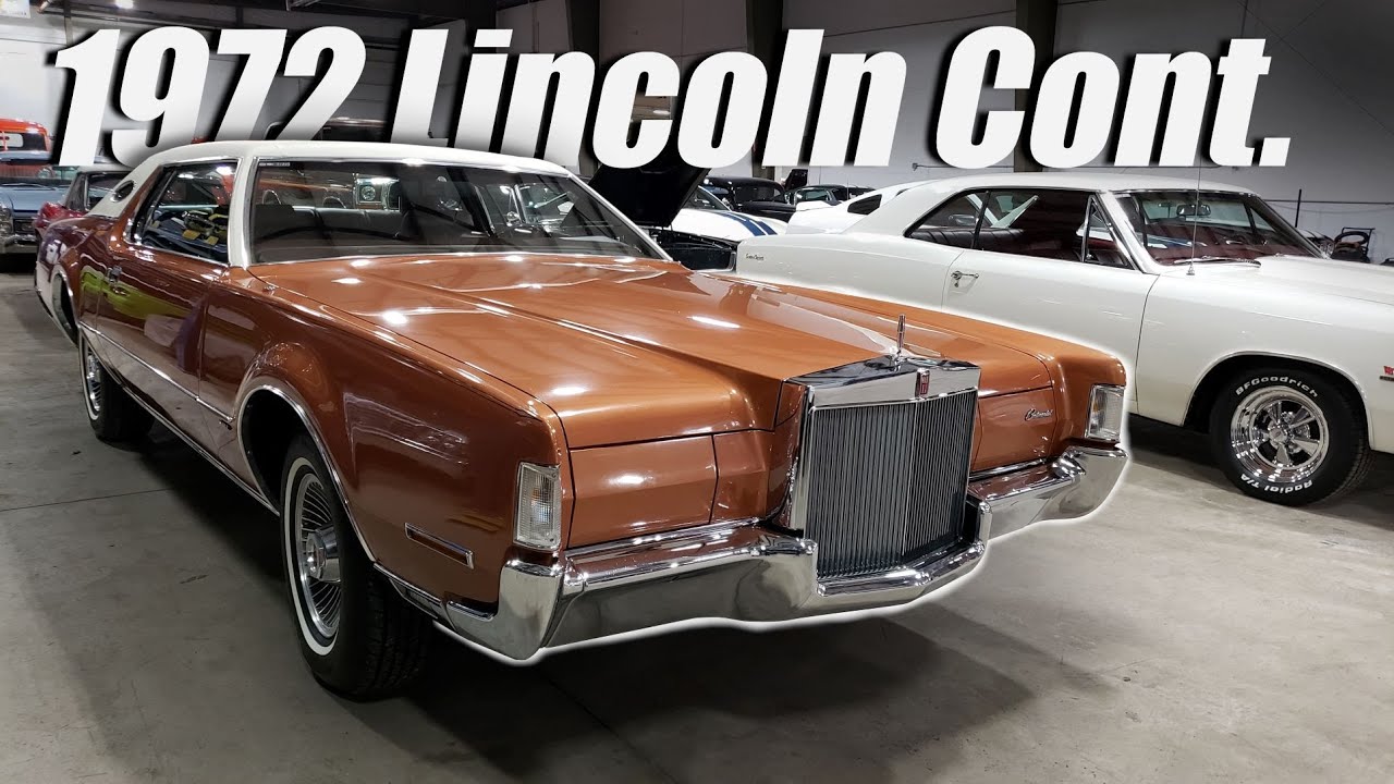 TIME CAPSULE!! 1972 Lincoln Continental For Sale Vanguard Motor Sales