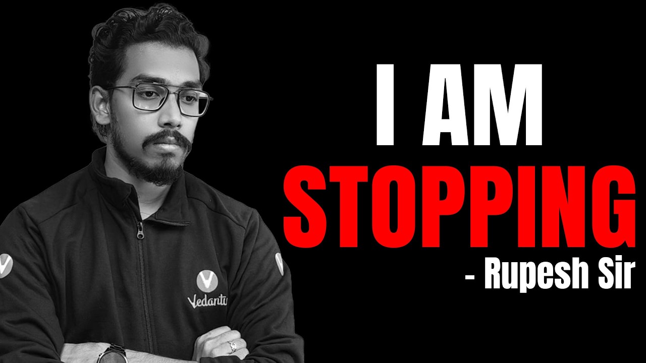 I AM SORRY - RUPESH SIR 😢