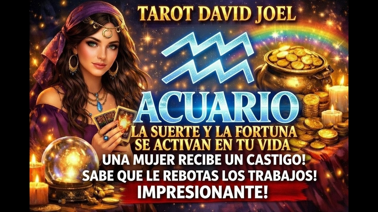 ACUARIO, SE VOLTEO TODO LO QUE ESTA PERSONA TE HIZO! ABRE EL VIDEO PARA QUE SE HAGA JUSTICIA!