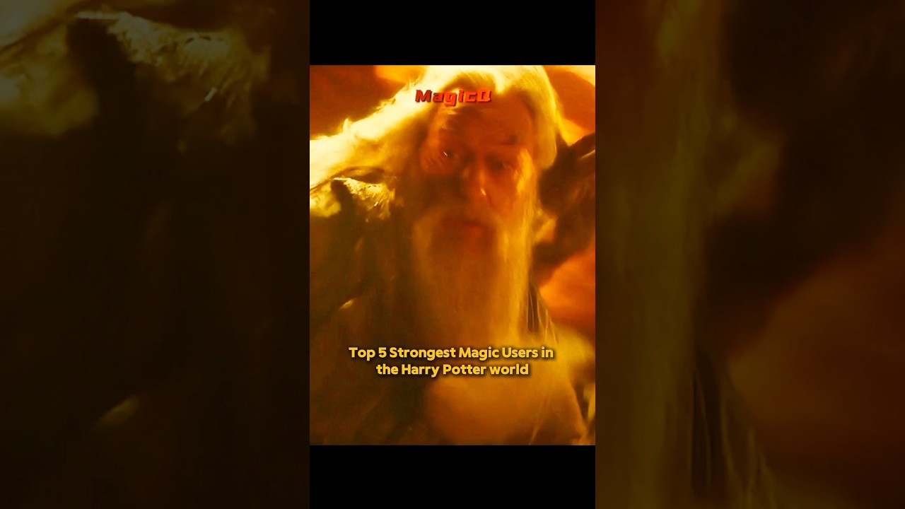 Top 5 strongest magic users in the Harry Potter world #harrypotter #harrypotterfan #potterhead