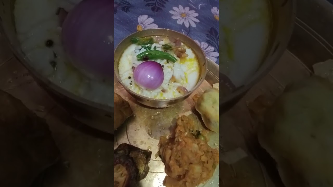 Odisha r famous PAKHAL BHAT ll 🌱🌼🌱॥ #shots #vairalshort #pakhalbhat #odishadish #food #pantabhat