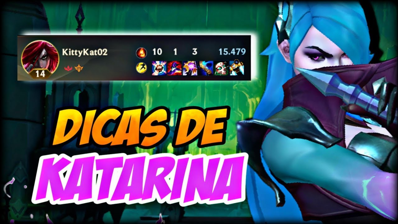 VOCÊ PRECISA SABER DISSO! KATARINA DESAFIANTE: DICAS + GAMEPLAY | LoL WildRift