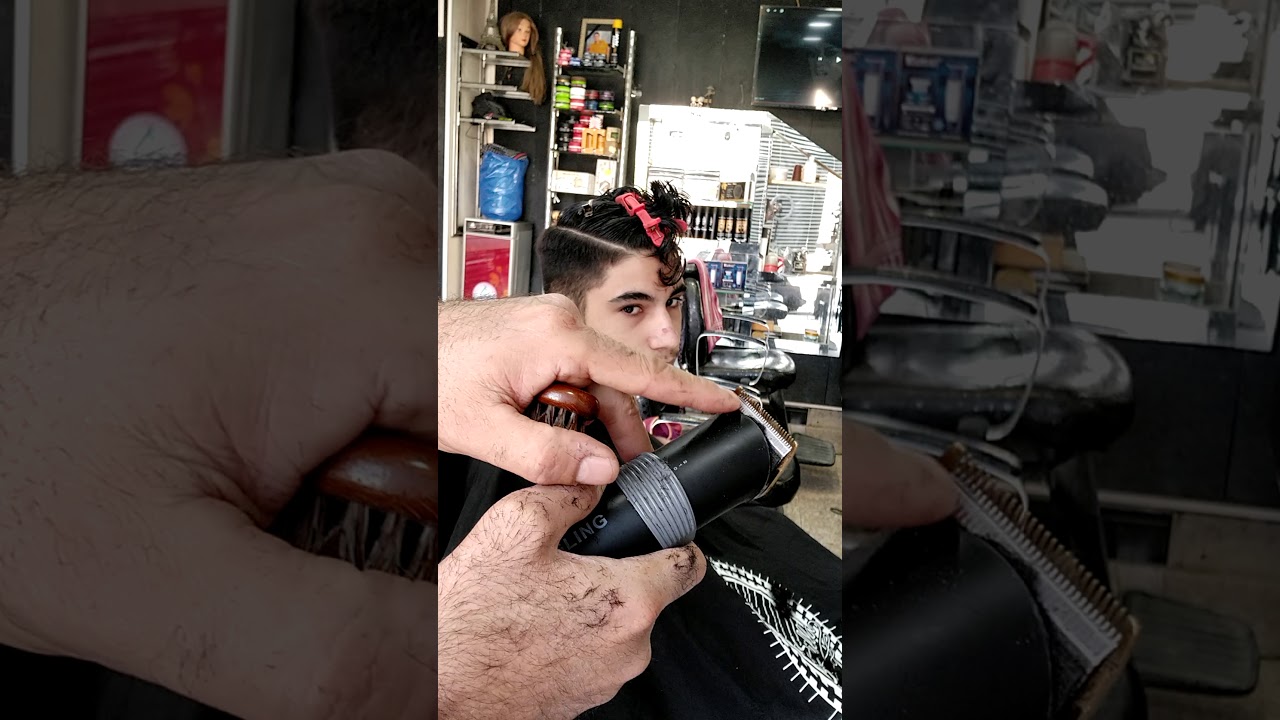 قص الشعر ماكنه صيني معليكم البدي مشكوك ههههههه