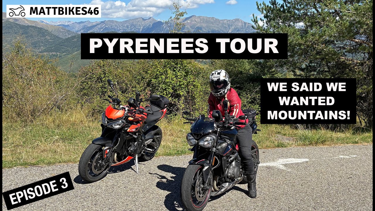 Мотоциклетный тур по Пиренеям, Triumph Street Triple, первая поездка за границу, эпизод 3