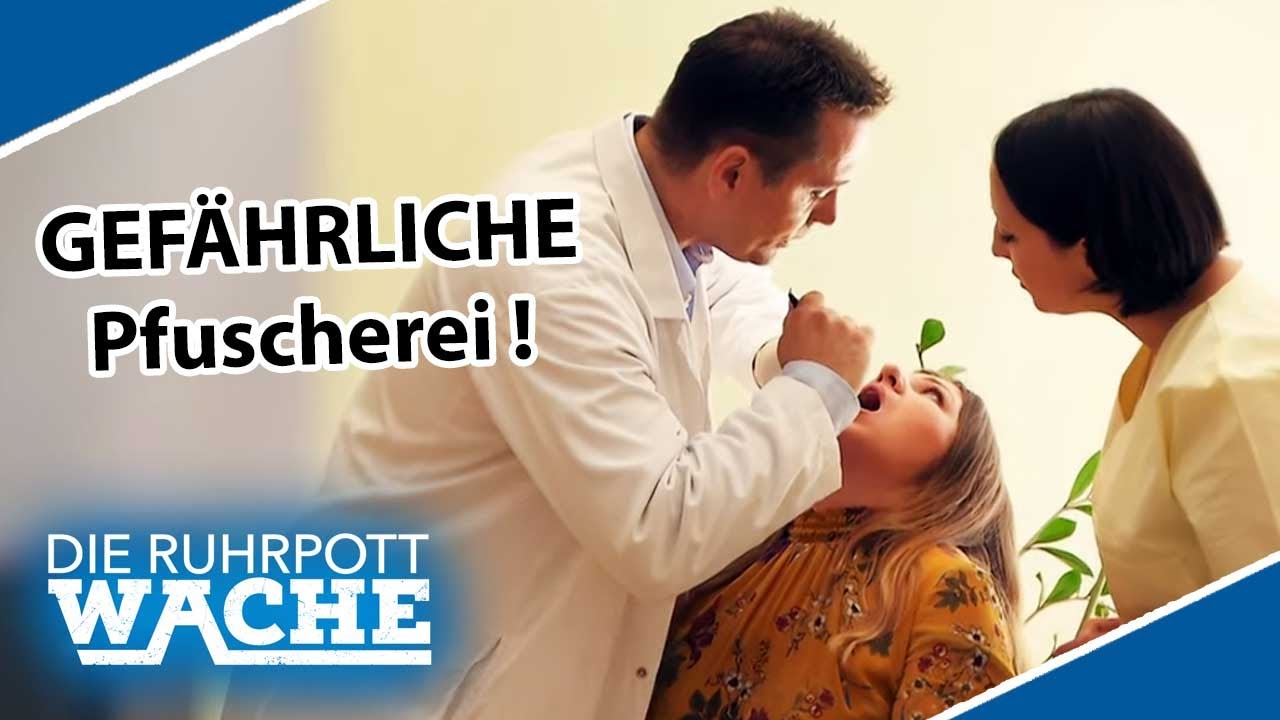 Fake Zahnarzt bringt Patienten in GEFAHR: Kripo schreitet ein ! | Die Ruhrpottwache | SAT.1