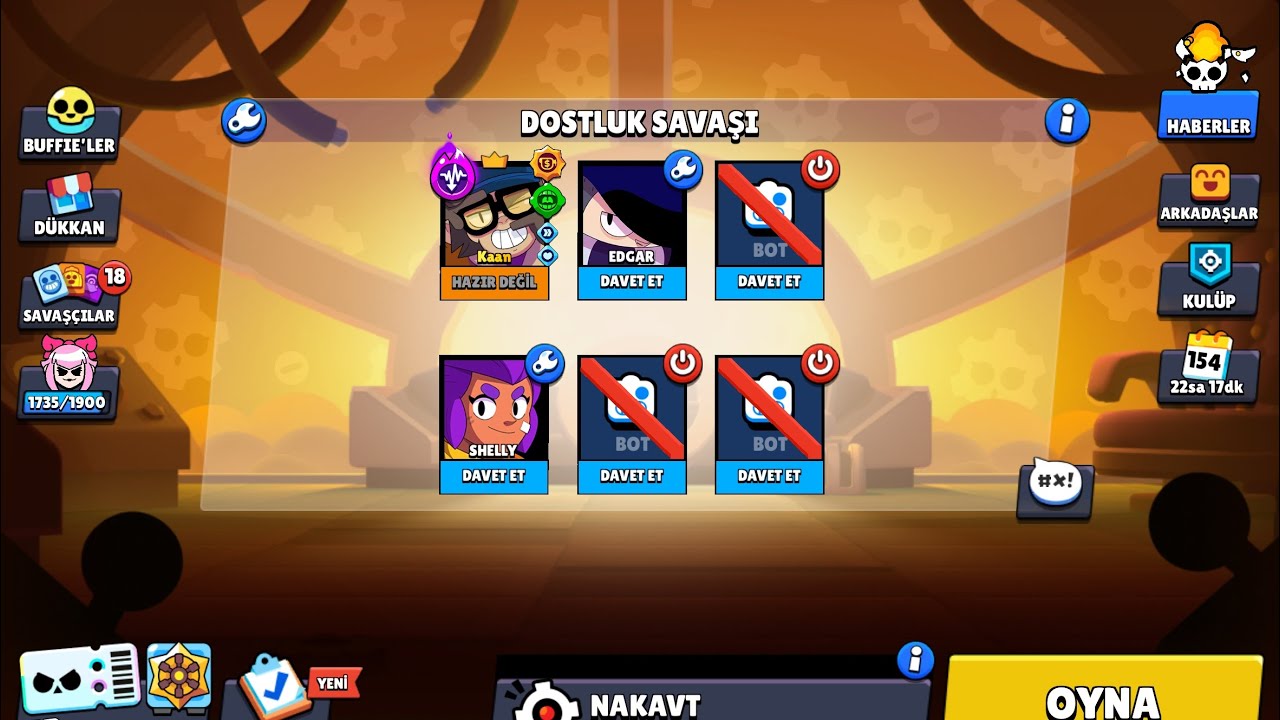 Edgar vs bütün karakterler #brawlstars 
