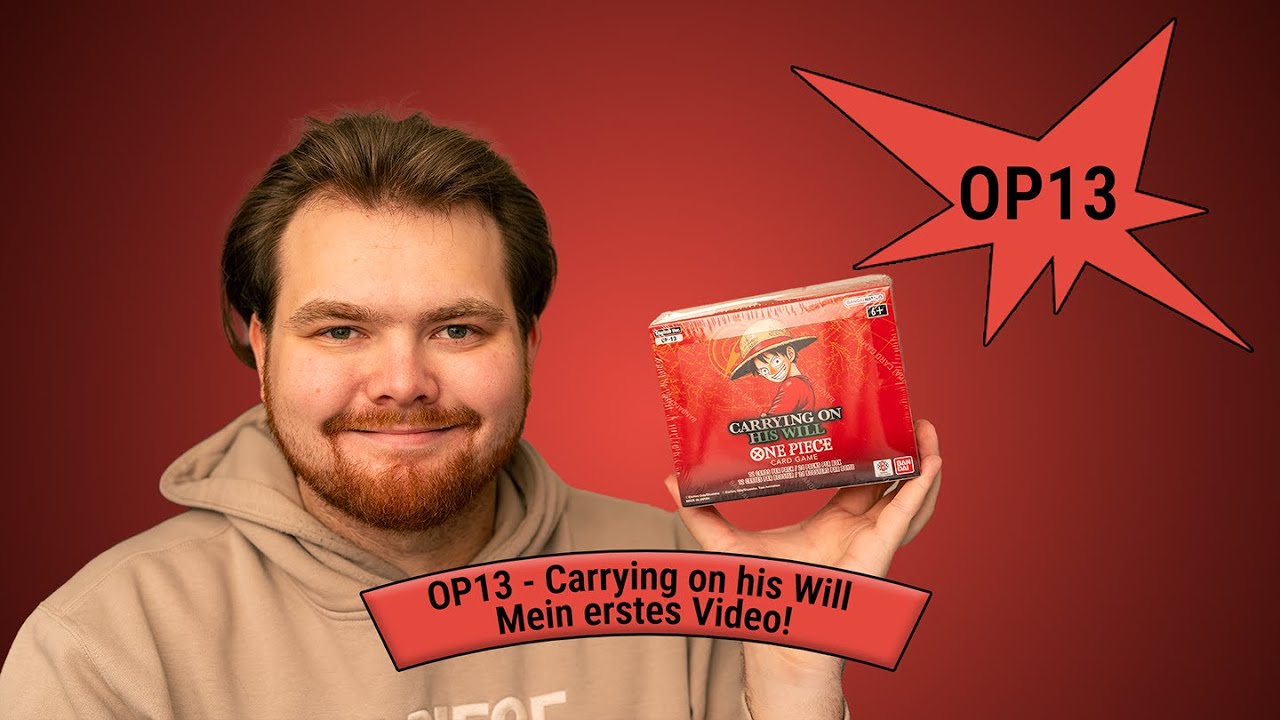 Mein erstes Video! Carrying on his Will (OP13) Display Opening!