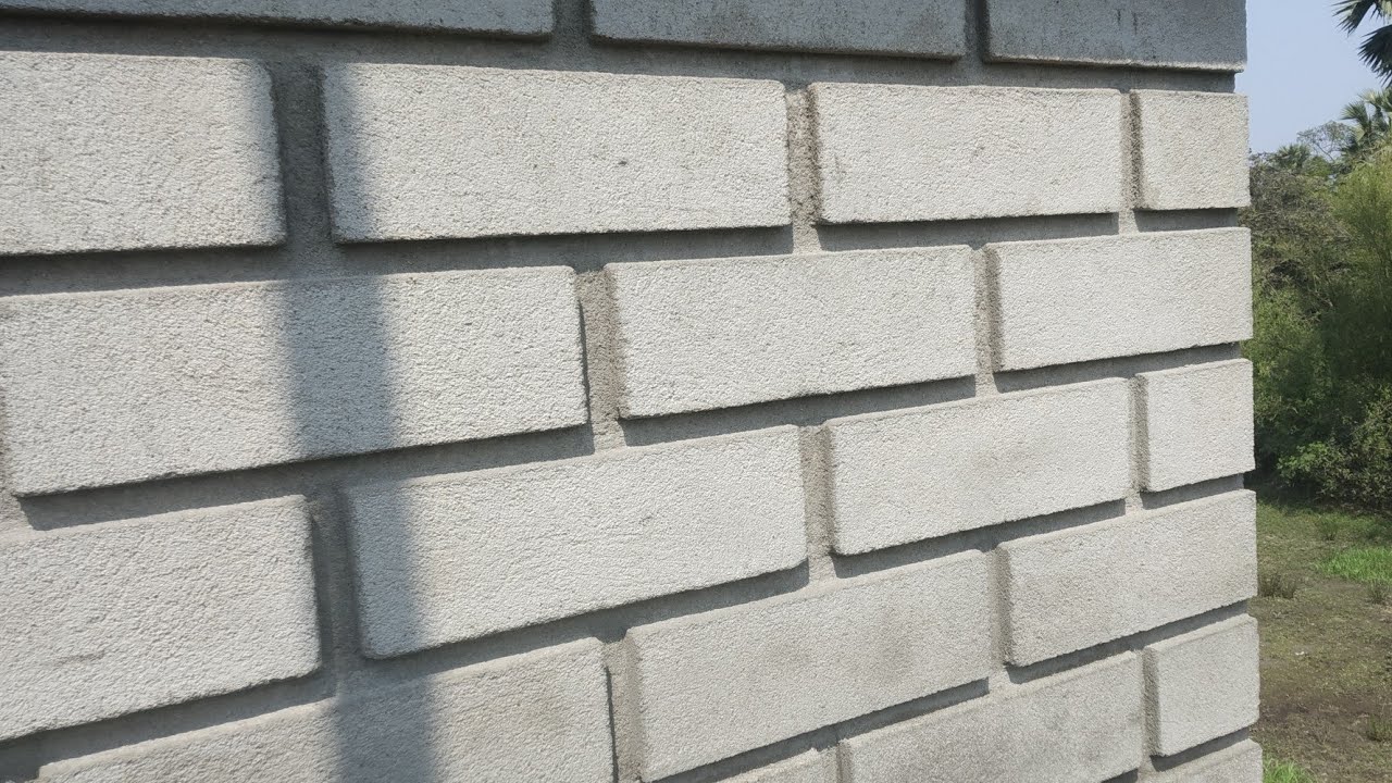 plaster bricks cutting