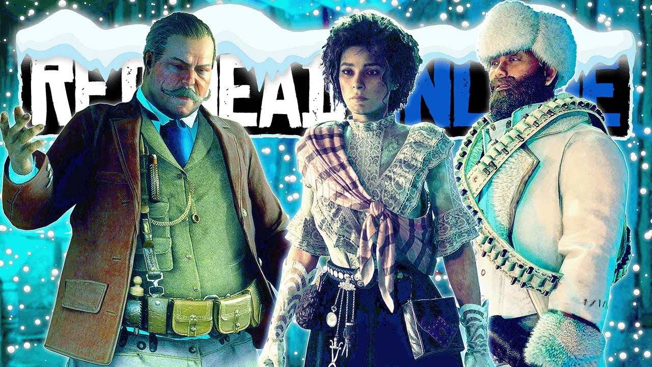 ЗИМНЯЯ ОХОТА/ПРОБИВАНИЕ ПРИМЕРОВ В Red Dead Online!!