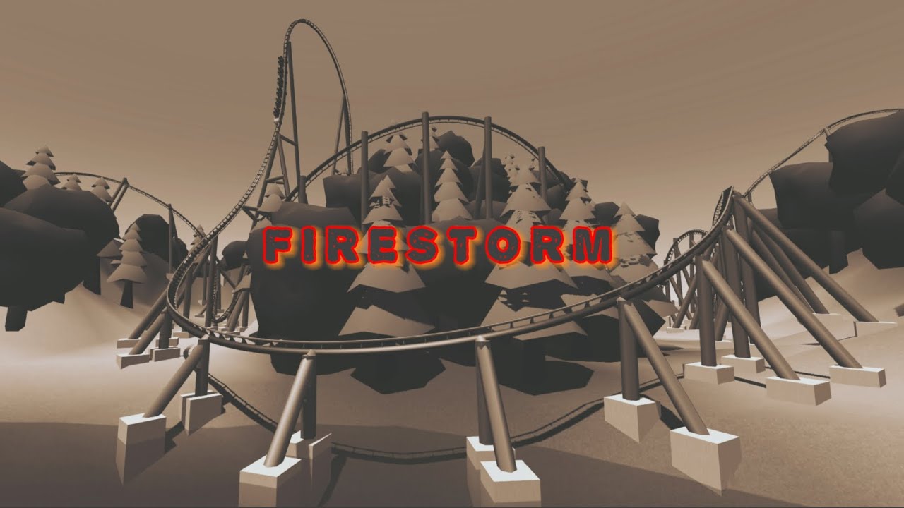 New gen Vekoma launch coaster concept. Full on ride POV *FIRESTORM* ultimate coaster 2