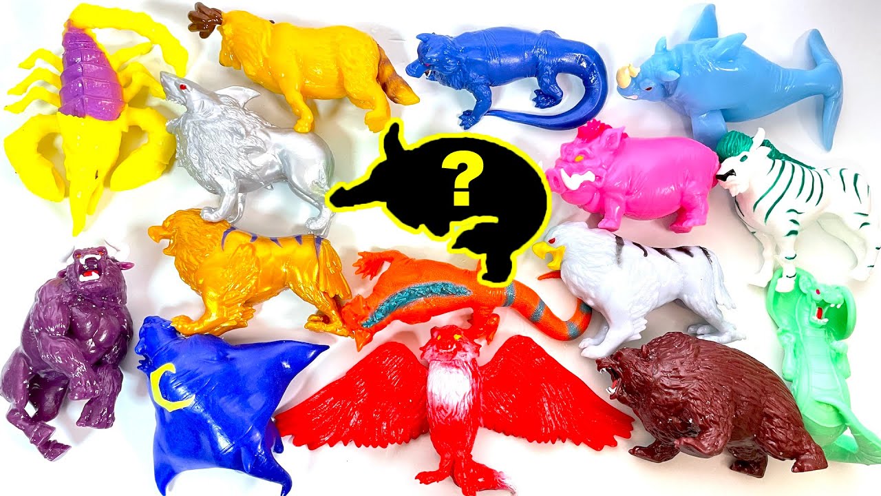 ストレッチーズ ワイルドズータント 開封 コンプリートセット シークレット スクイーズ デアゴスティーニ STRETCHIES WILD ZOOTANTS DeAgostini squishy