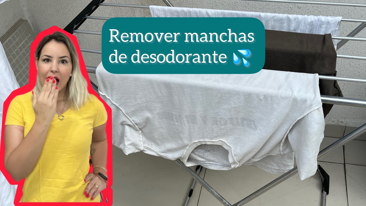 ✅Remova manchas e crostas de desodorante, roupas coloridas e brancas, limpa e remove odores.