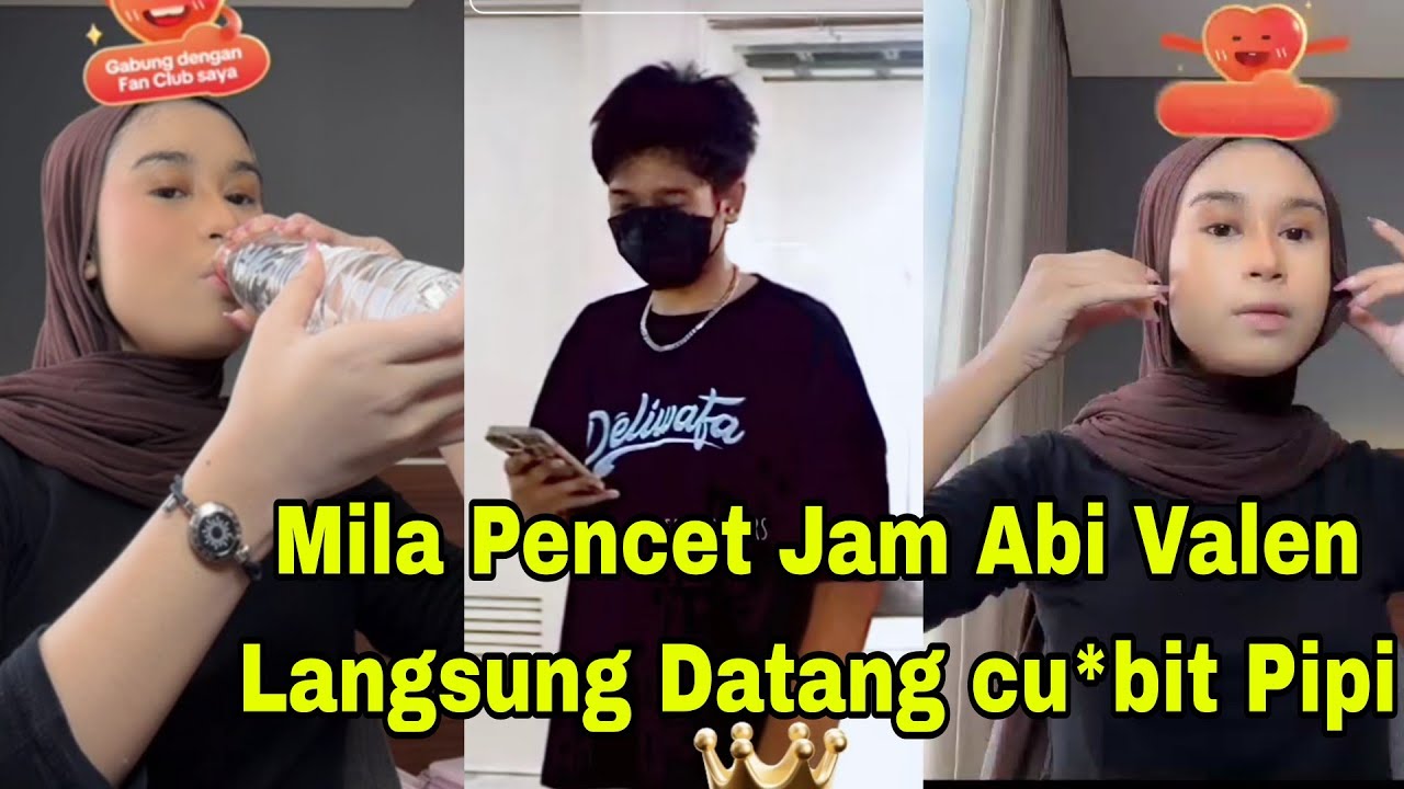 VALEN TUTUP MATA MILA DARI BELAKANG GEM SSSS