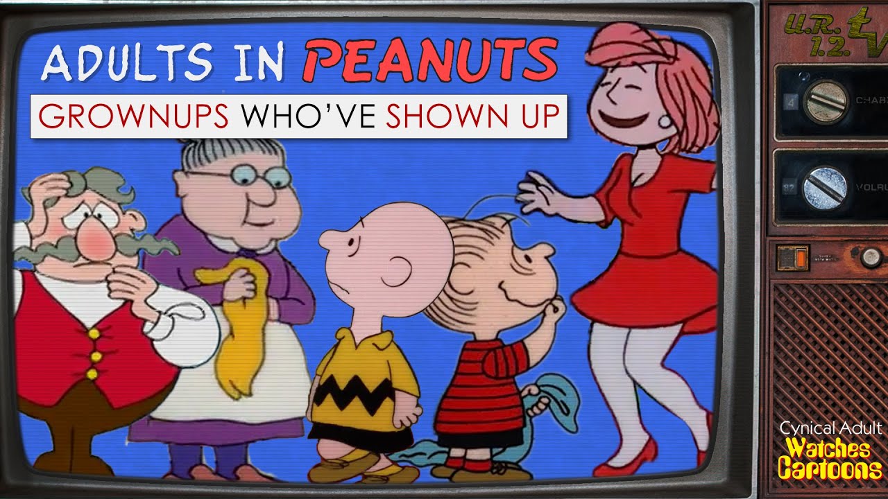 ВЗРОСЛЫЕ, КОТОРЫЕ ПОЯВИЛИСЬ: В мультфильмах «Peanuts» чаще всего можно было увидеть лица взрослых...