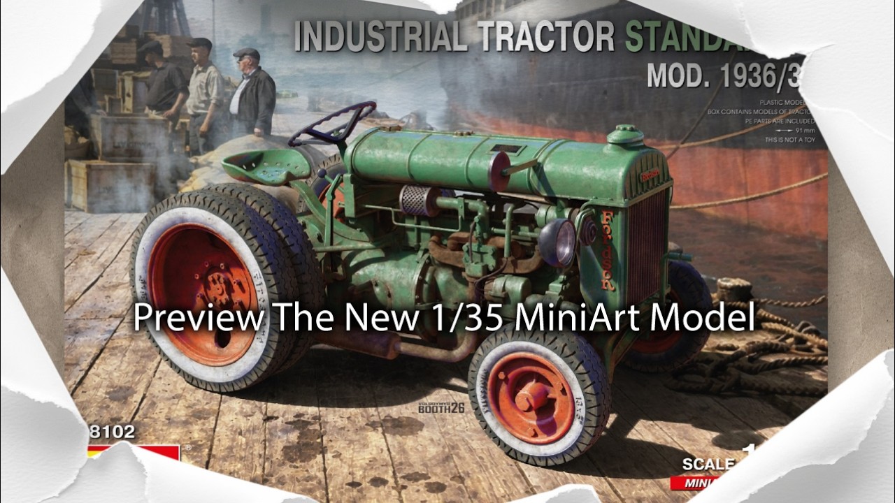 Preview: INDUSTRIAL TRACTOR STANDARD N MOD. 1936/38 from MiniArt
