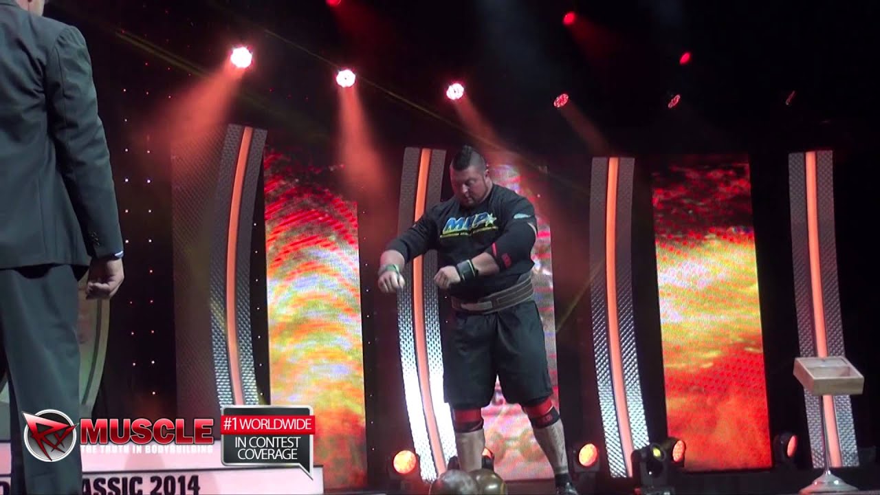 2014 Arnold Strongman Classic Event #5 Circus Dumbbell