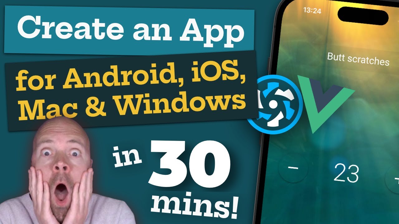 Создайте приложение для Android, iOS, Mac и Windows за 30 МИНУТ! (Vue 3 и Quasar 2)