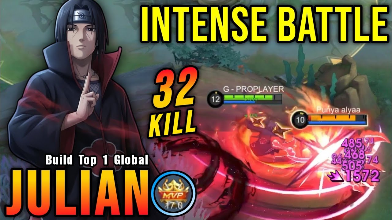 Julian 32 Kills + MANIAC!! Super Intense Battle!! - Build Top 1 Global Julian ~ MLBB