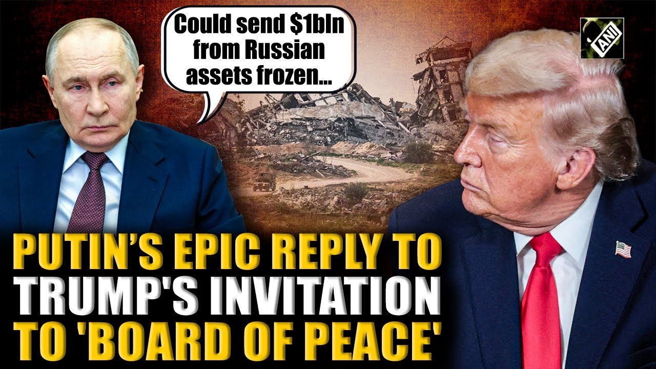 Putin on Trump's invitation to Board of Peace: Russia is ready to pay $1bln of Russian frozen assets