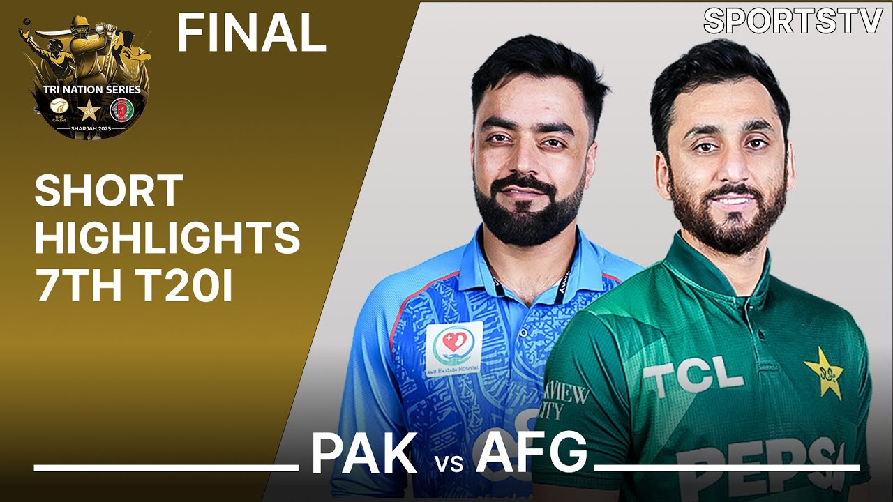 Short Highlights | Pakistan vs Afghanistan | T20I Tri Nation Series 2025 | Match 7 FINAL | M3Q1K