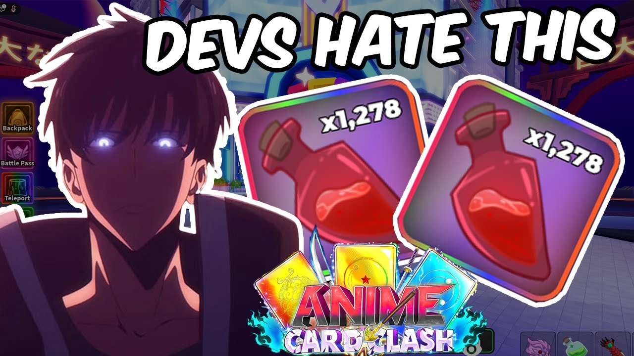 Devs Hate THIS Method in Anime Card Clash | Moon Cycle Potion Farm
