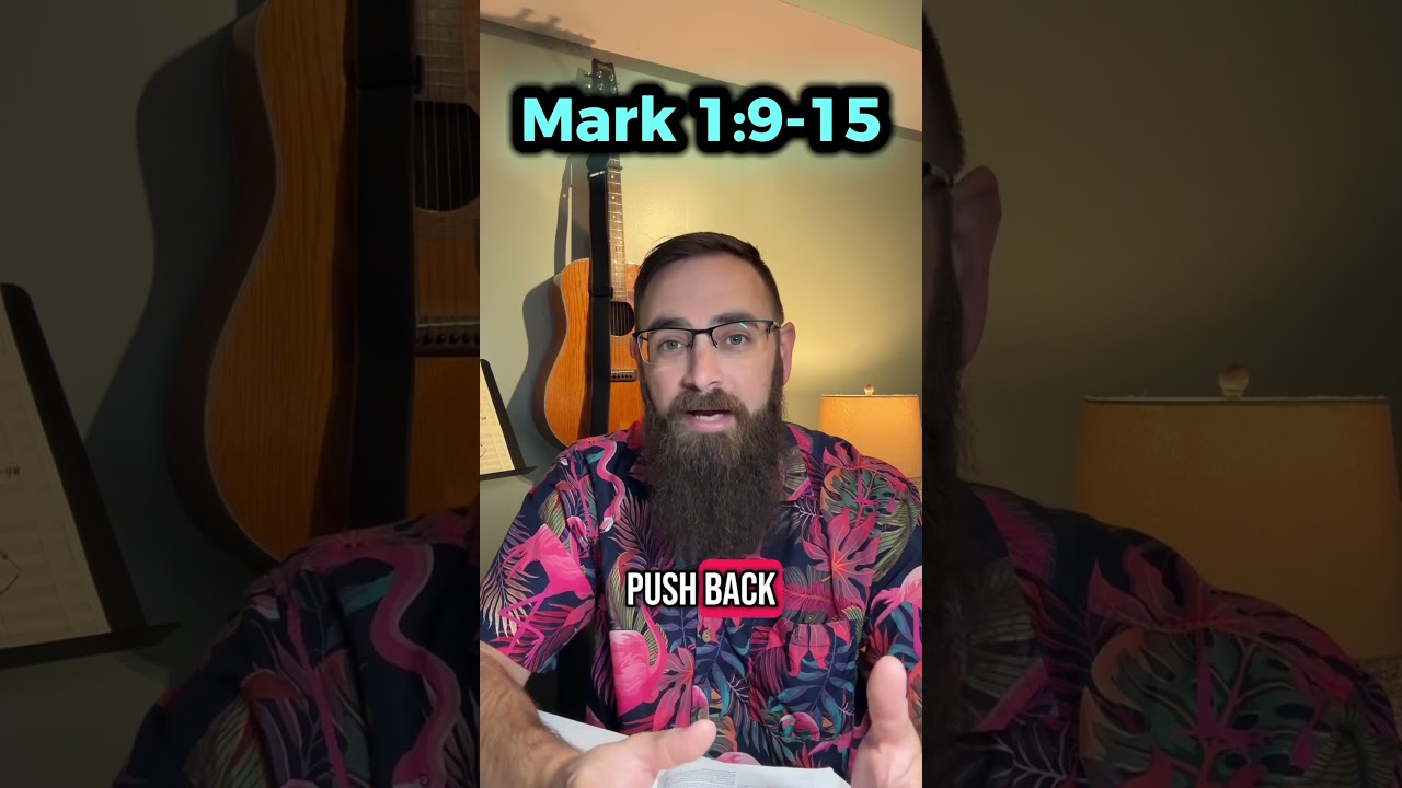 This is War! Mark 1:9-15 #spiritualwarfare #bibleverse #short #christianshorts #nofear #mark1 #wwjd