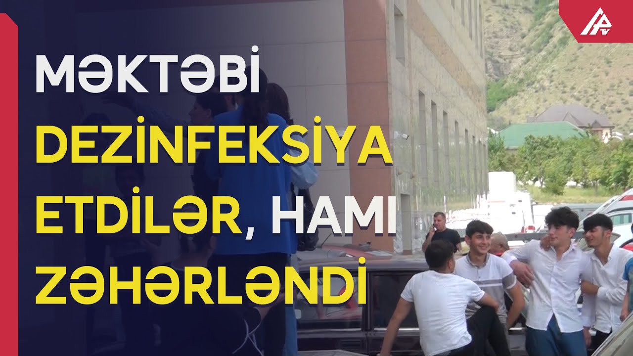 Şəkidə məktəbdə 27 nəfər necə zəhərlənib? - İlanlar səbəb olubmuş - APA TV