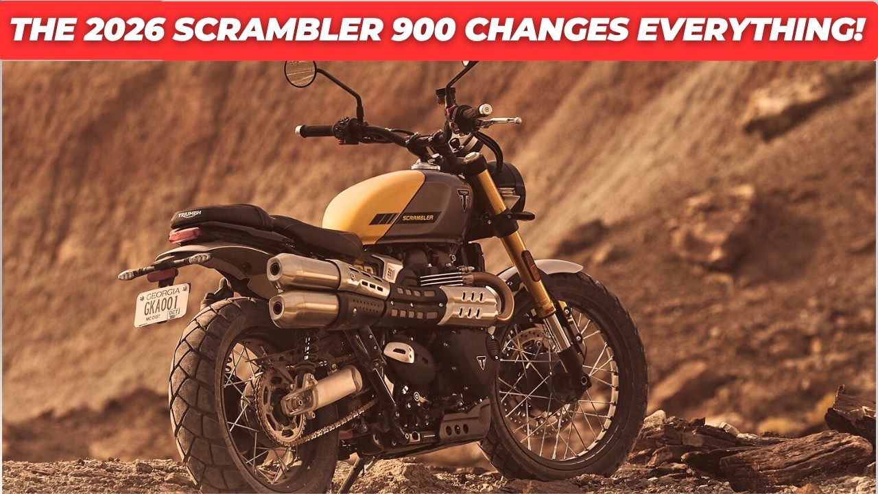 Triumph Scrambler 900 2026 года: 10 вещей, которые вам нужно знать