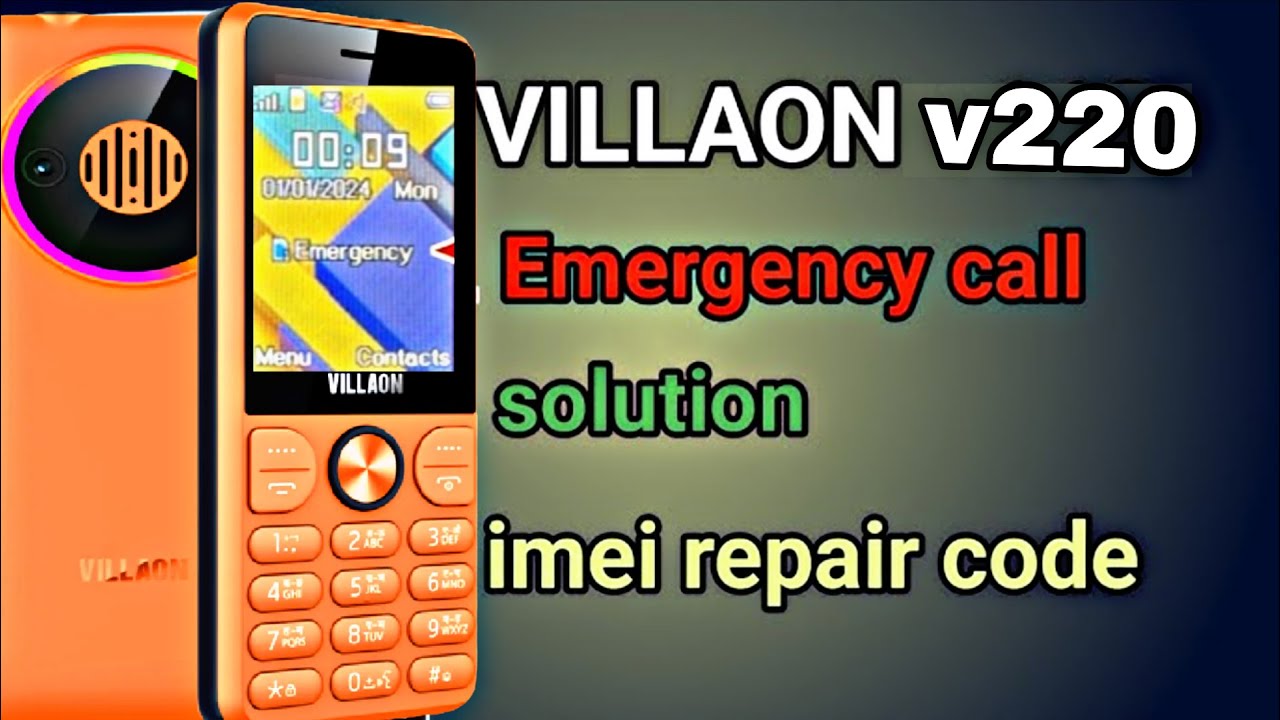 Villaon V220 Imei Change Codes/Invalid Sim Registration Failed /Non PTA Solution 2026