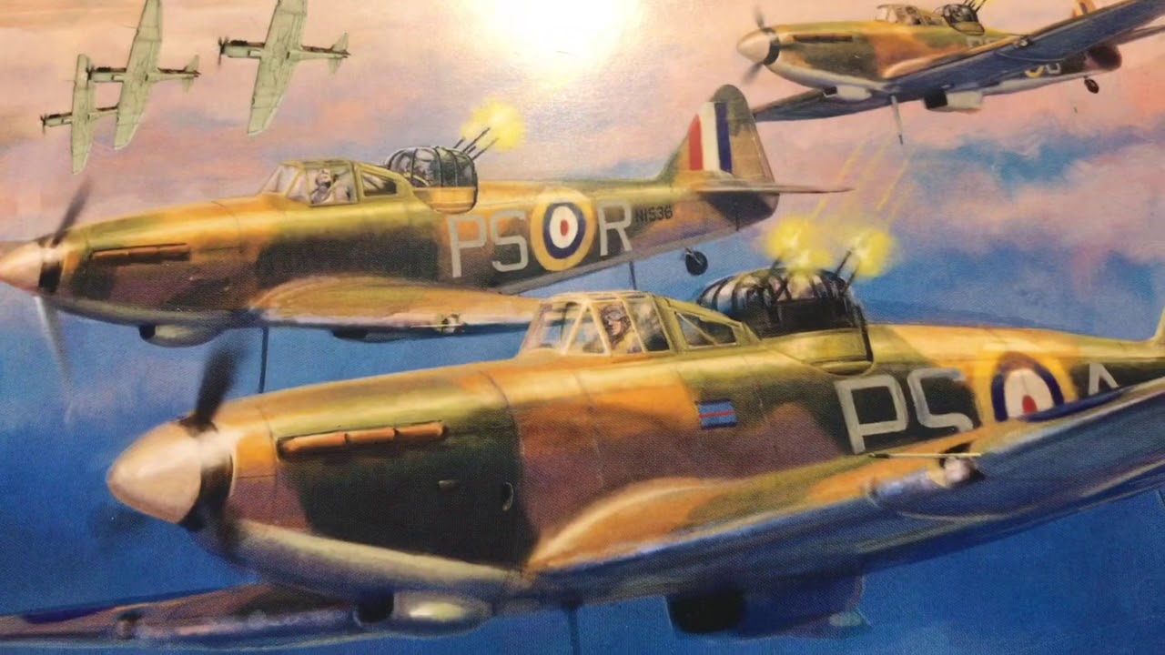Blood Red Skies - Unboxing and assembling Ju87 Stuka’s and Boulton Paul Defiant’s.