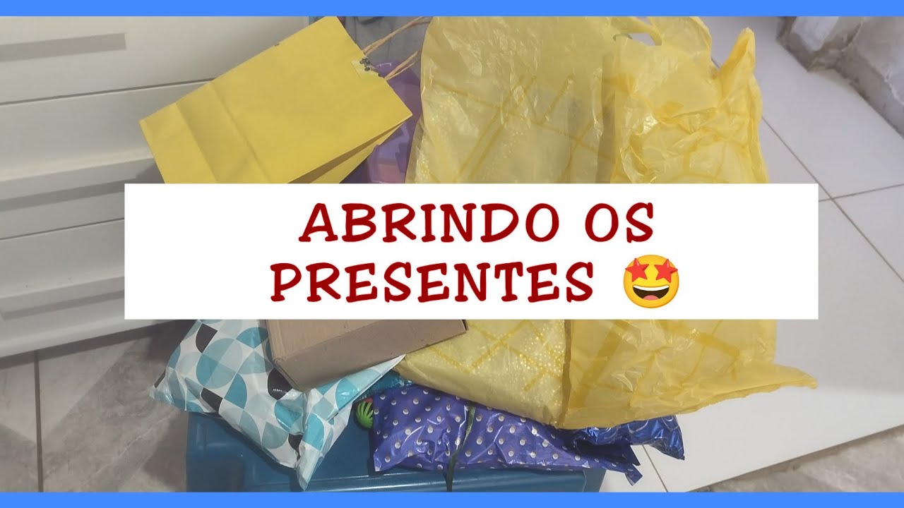 ABRINDO OS PRESENTES DO KALEL RHAVI🤩👏🏻 AMEI TODOS ELES 😍🥰