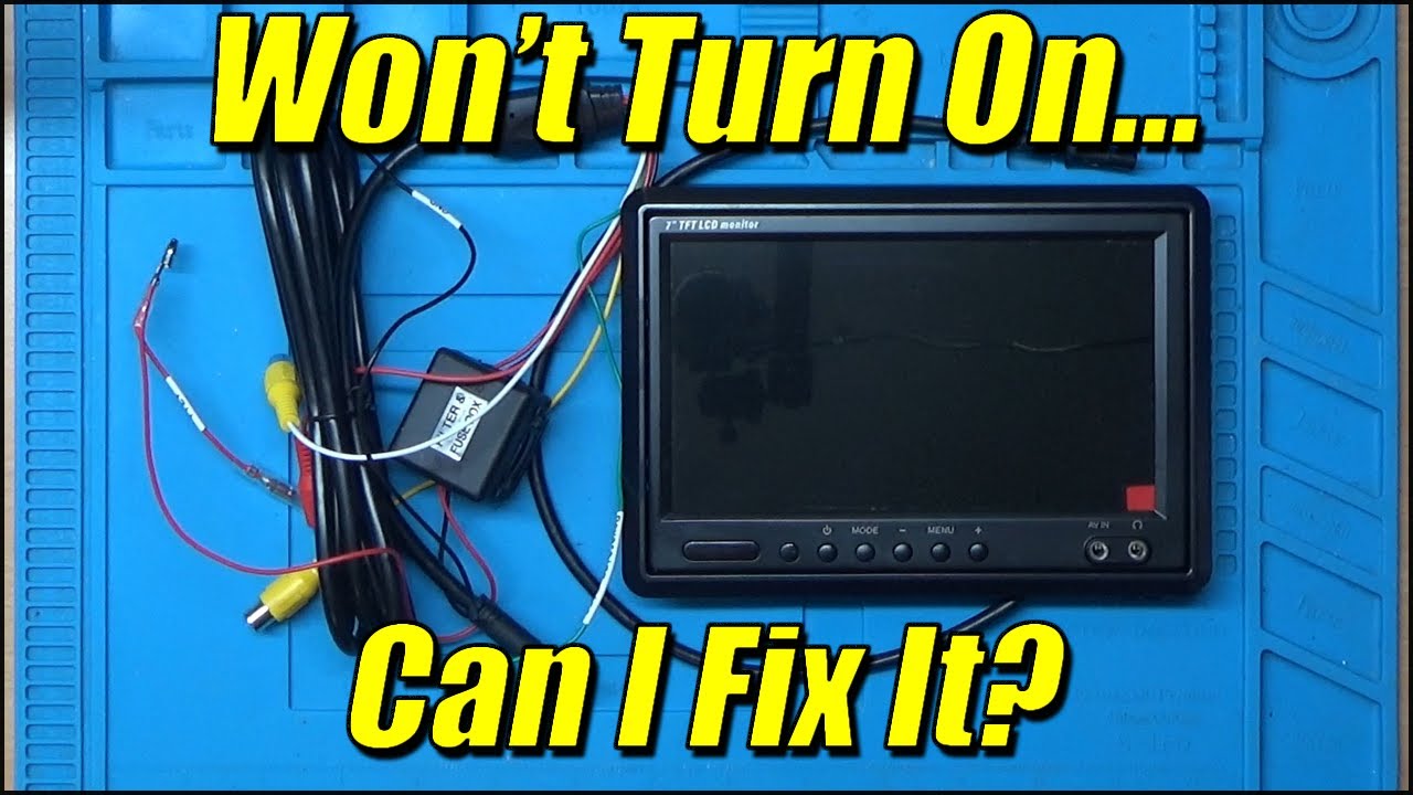 Faulty Renkforce T-701B Car LCD Monitor | Can I Fix It?