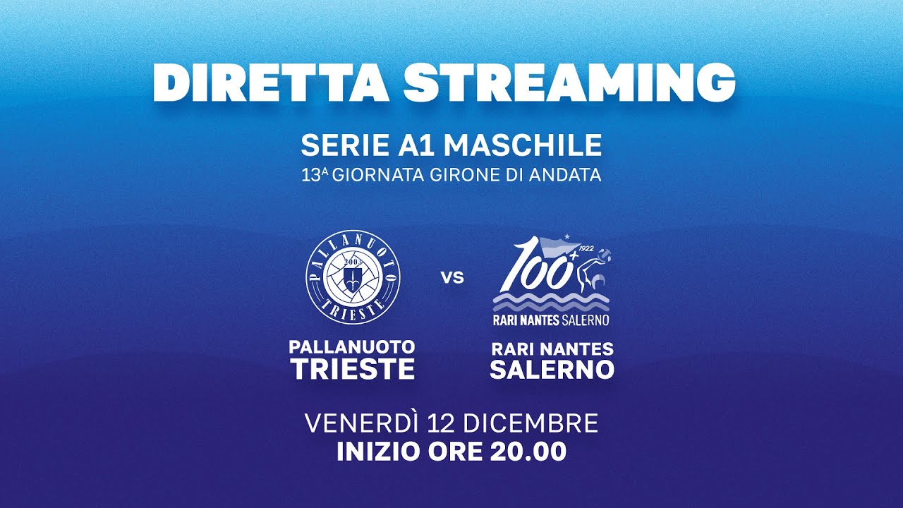 A1M Pallanuoto Trieste vs Rn Salerno