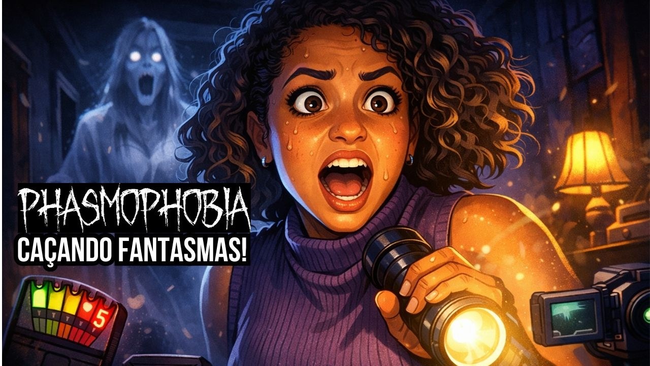 PHASMOPHOBIA - INVESTIGAÇÃO E SUSTOS COM AMIGOS 👻
