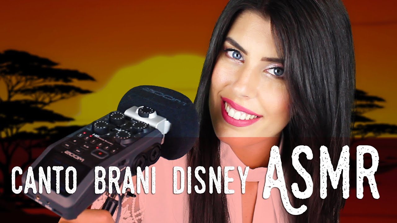 ASMR ita - 🎙 CANTO BRANI DISNEY per farti ADDORMENTARE (Whispering and Singing)