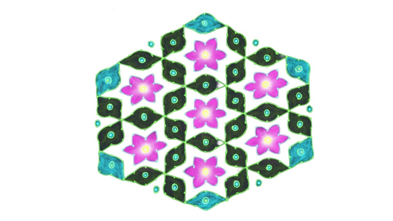 குட்டி கோலம் daily Day 54 (21x11) #kolamtutorial   #pongalkolam   #2026   #margazhirangolikolam